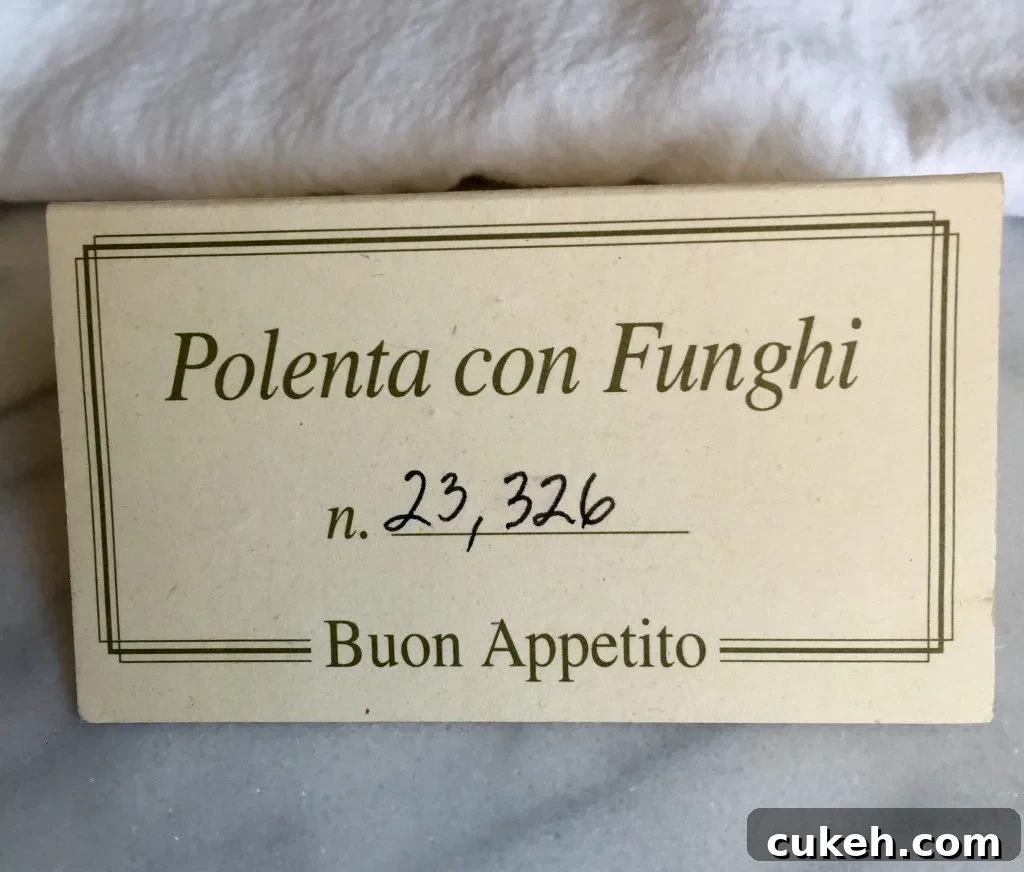 Polenta with Mushrooms