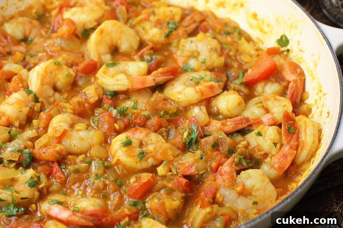 shrimp curry, horizontal