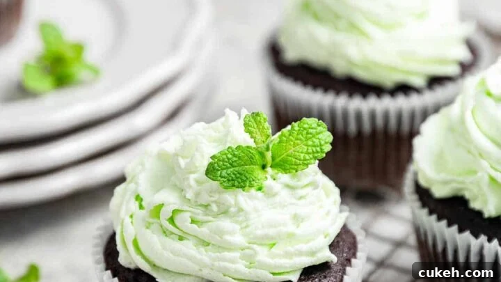 Image for Chocolate Mint Cupcakes