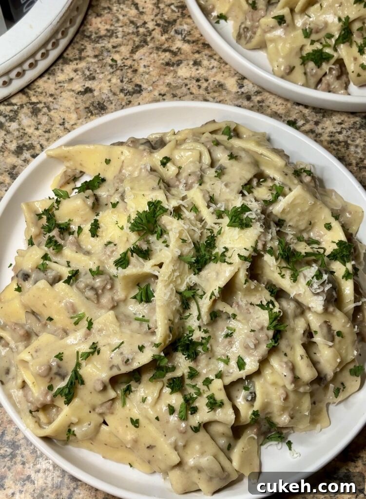 One-Pot Beef Stroganoff