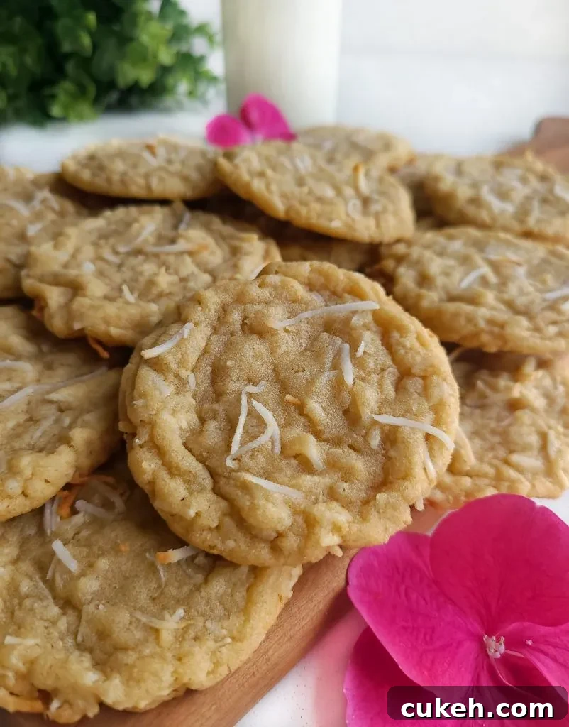 chewy coconut cookies