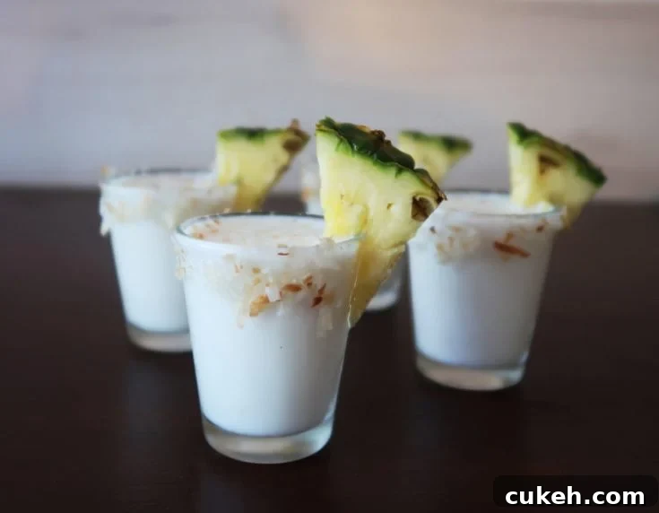 Pina Colada Shots