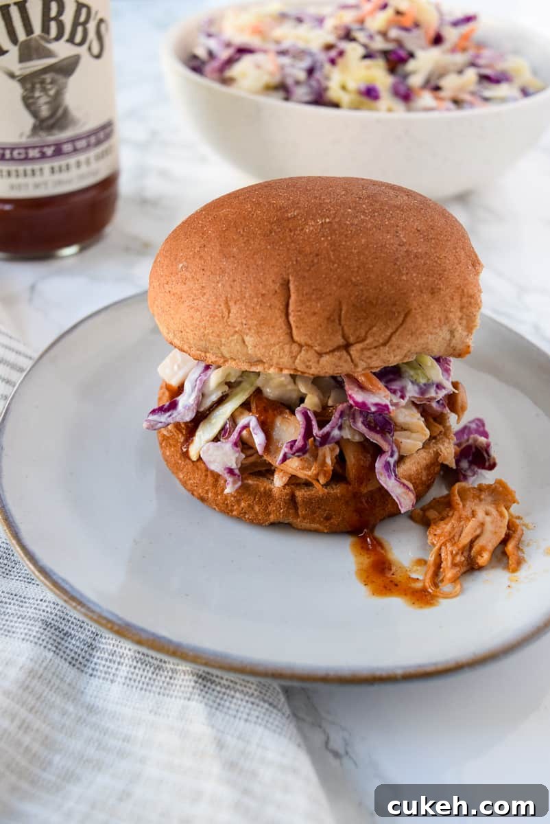 BBQ Pulled Chicken Sandwiches