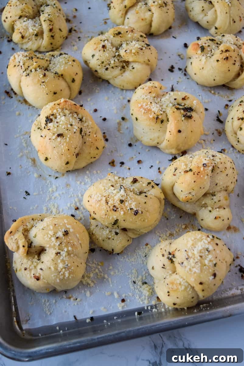 Parmesan Garlic Knots