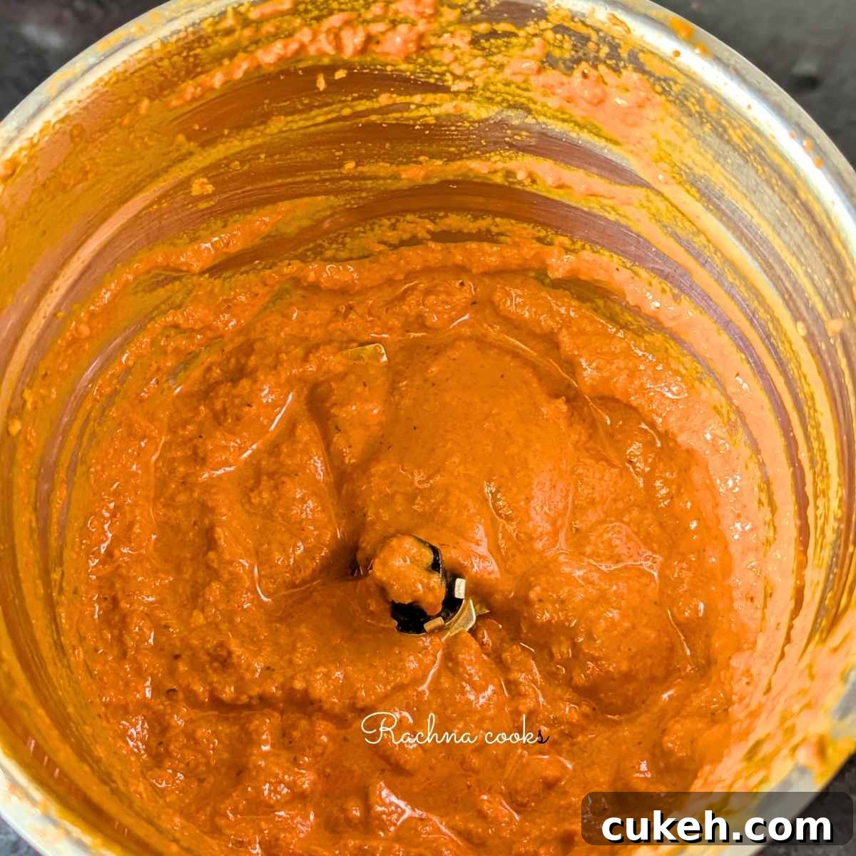 Malvani paste made in a blender