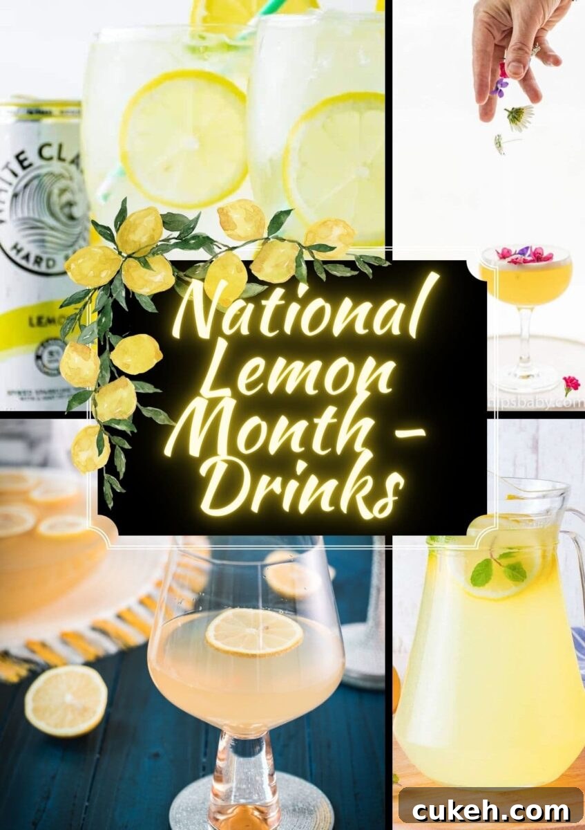 Sip, savor, and celebrate National Lemon Month with our zesty cocktail roundup!