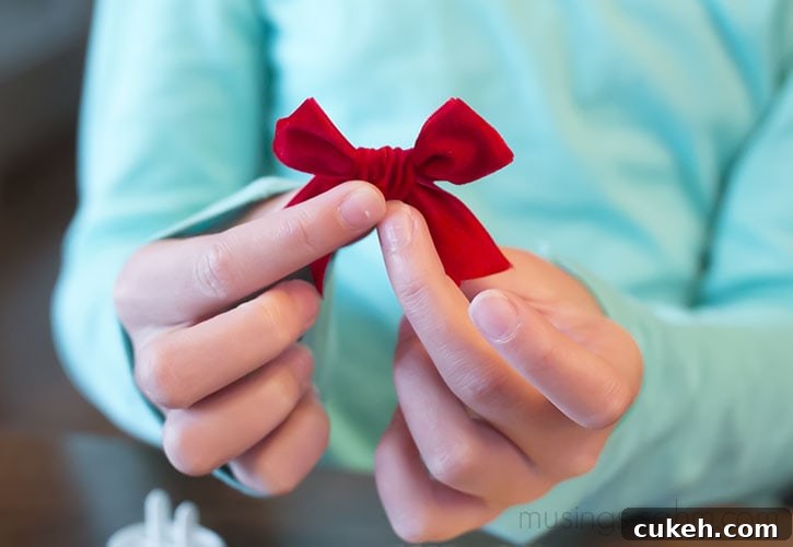 Tie a bow for clarice