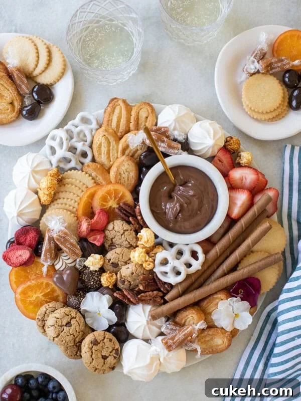 Dessert charcuterie board.