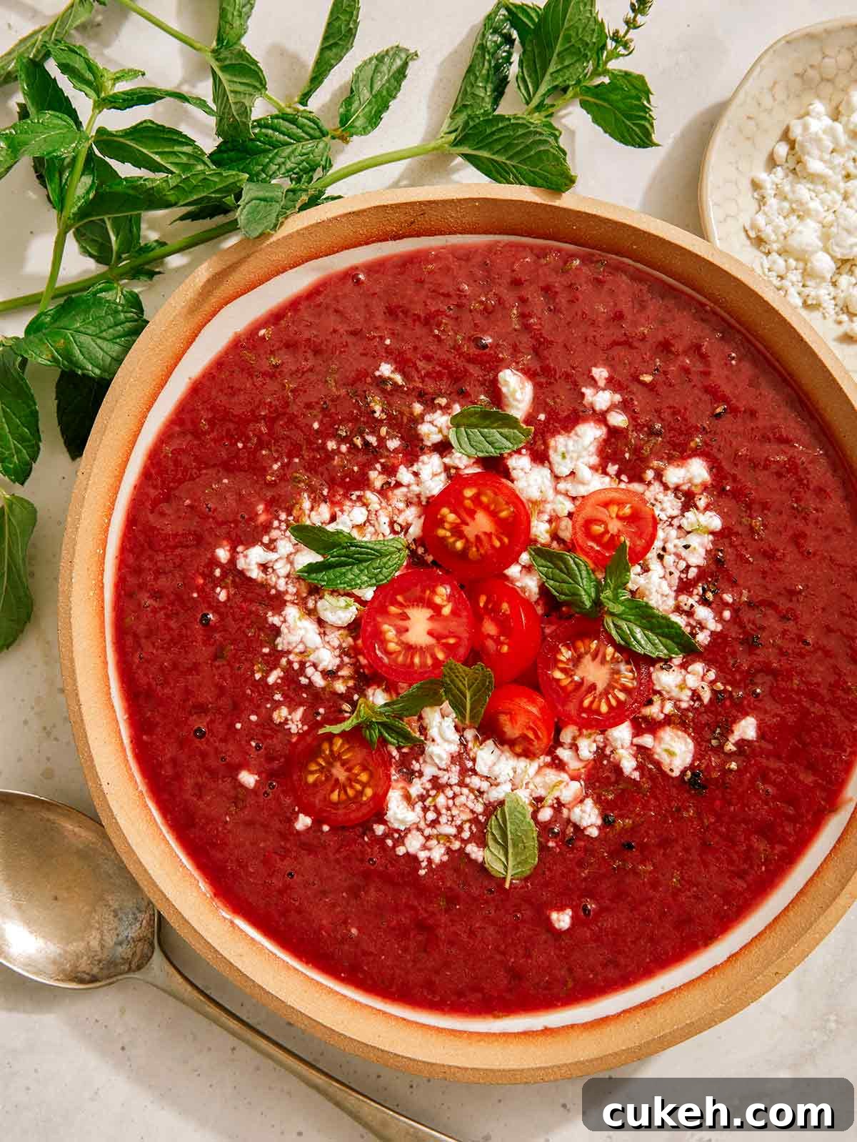 31 Flavor-Packed Low-Sodium Soup Recipes You’ll Love 20 strawberry tomato gazpacho soup