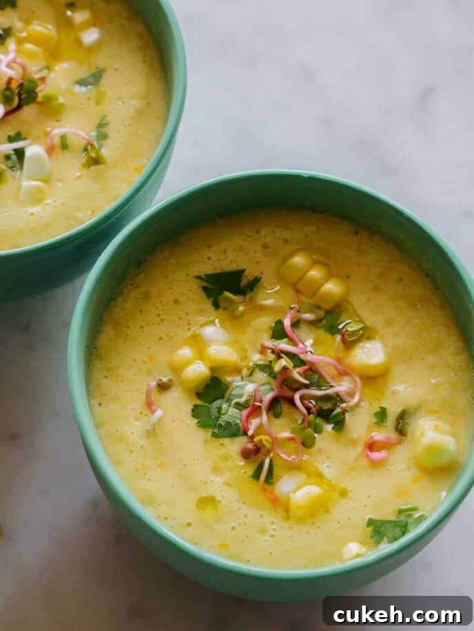 31 Flavor-Packed Low-Sodium Soup Recipes You’ll Love 7 sweet corn gazpacho