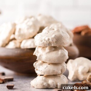 Forgotten-Style Homemade Cookies: Soft, Crispy, Timeless Recipe 2 Stack of meringue cookies