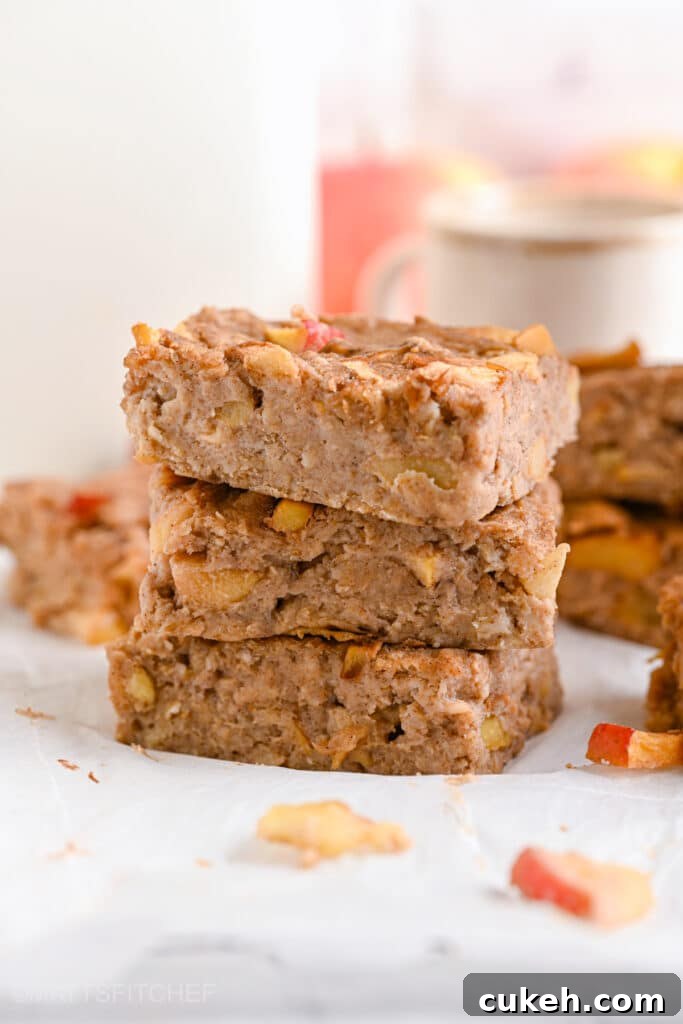 Apple Oatmeal Bars
