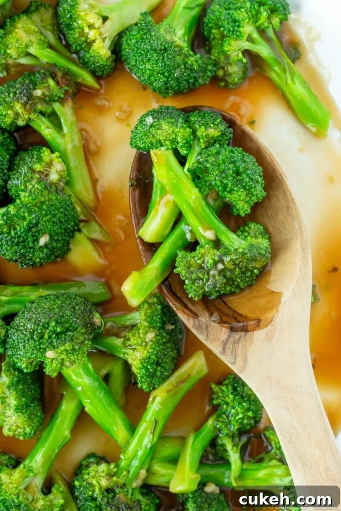 Easy Asian broccoli stir fry.