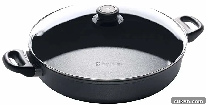Swiss Diamond Nonstick Sauteuse, 4.5-Quart
