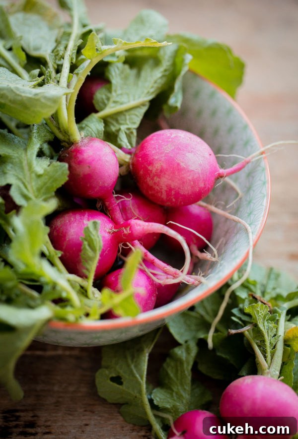 Whole Pink Radishes
