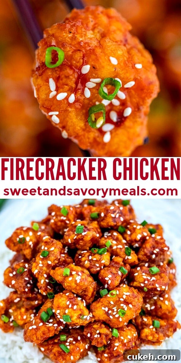 easy firecracker chicken pin