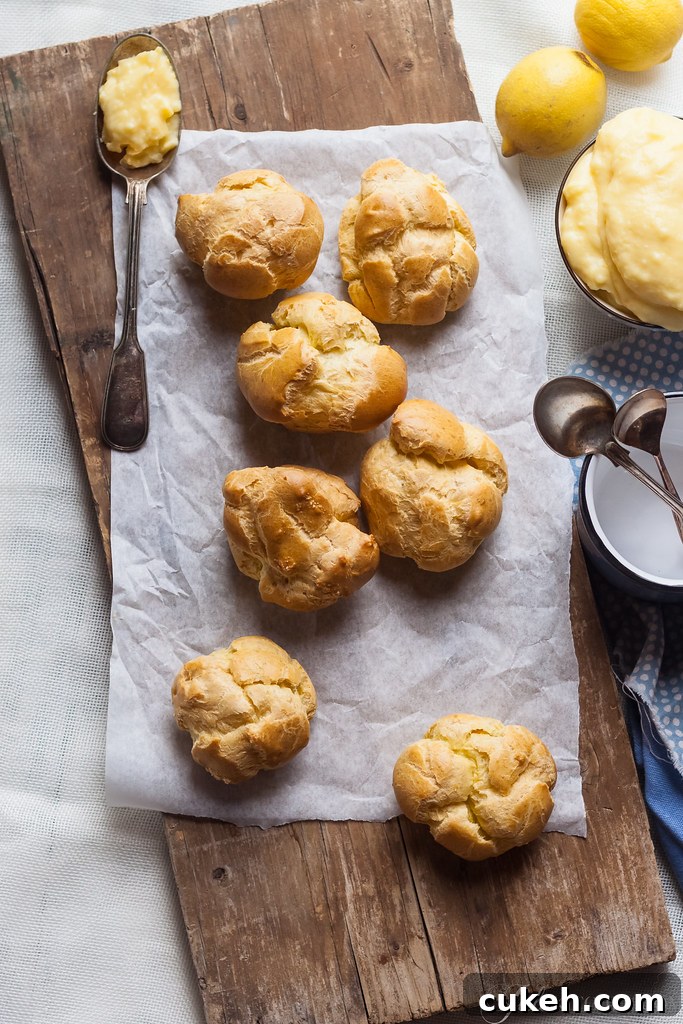 Choux pastries