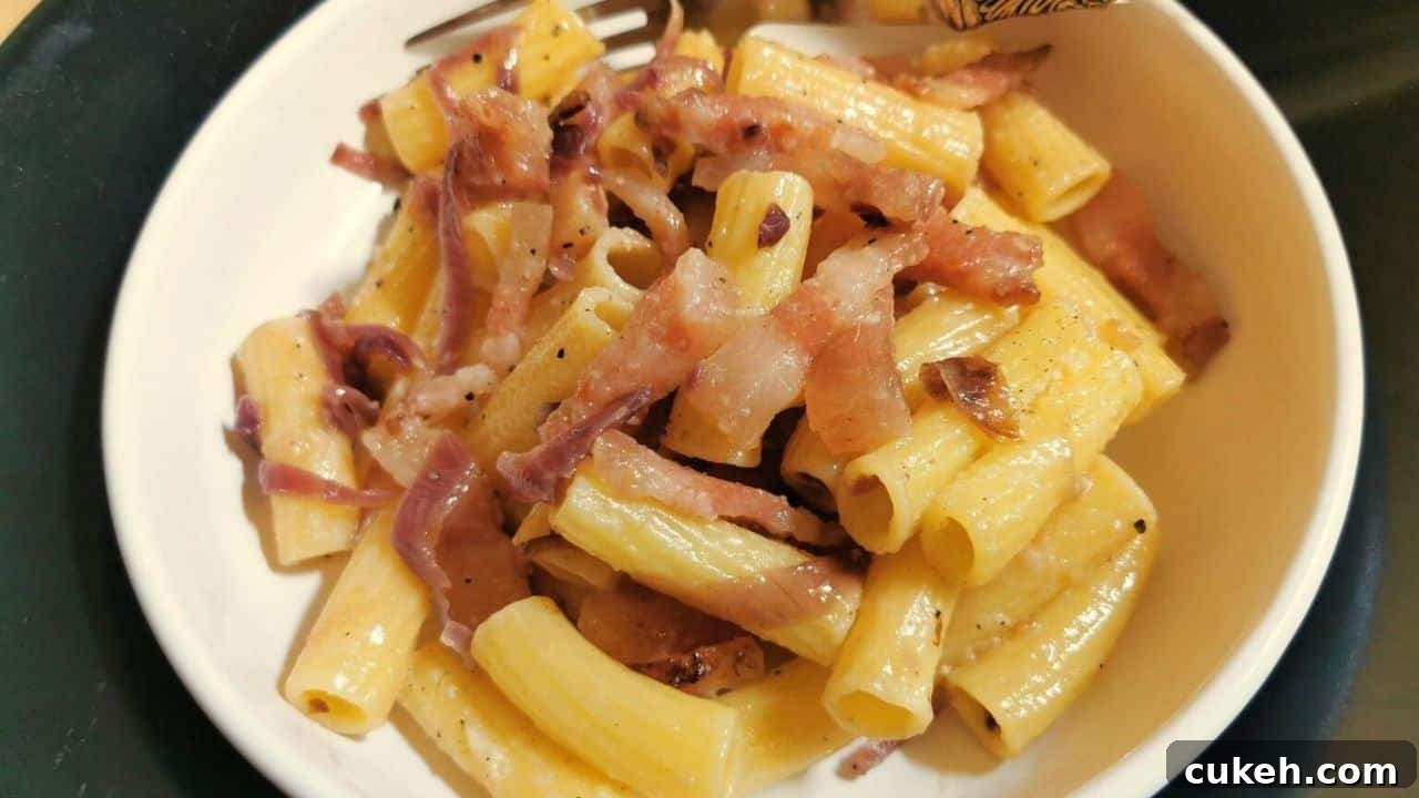 Easy Italian red onion pasta recipe