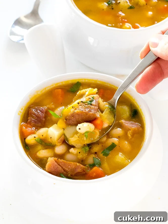 ham and bean soup recipe