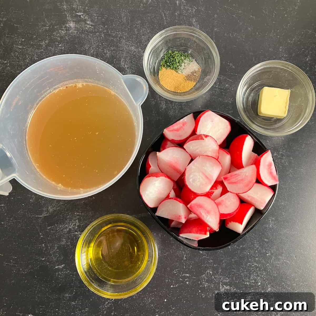 boiled radishes ingredients