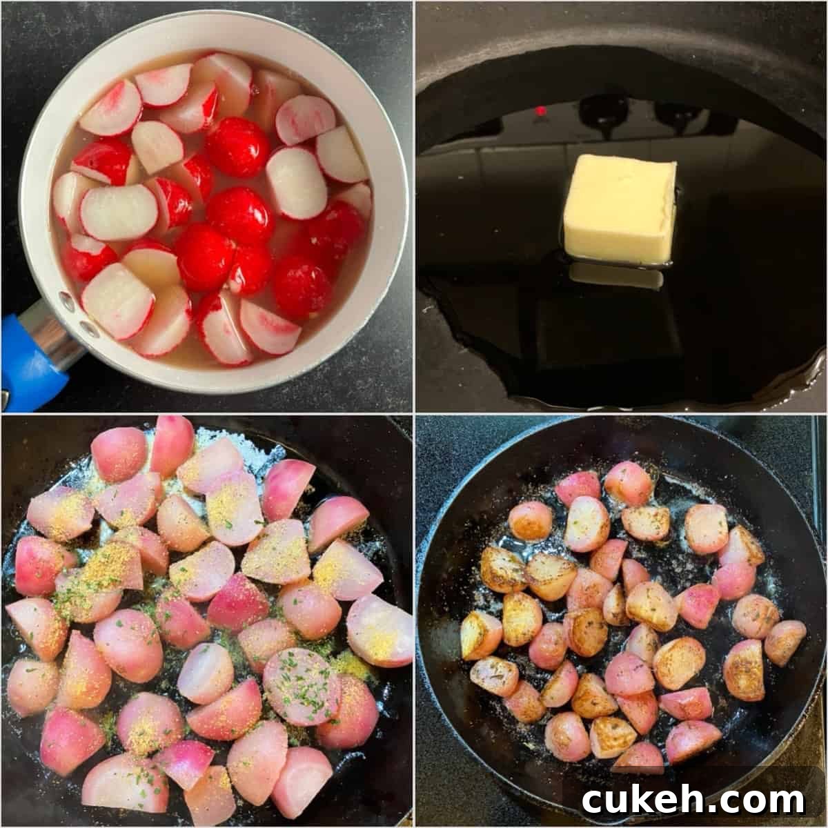 how to make boiled radishes