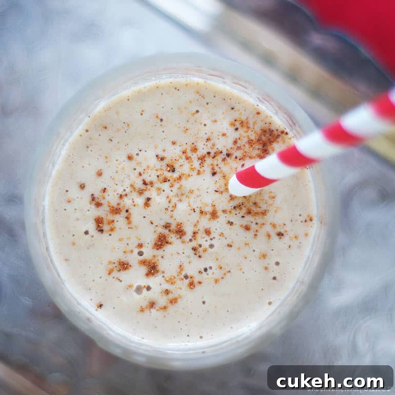 super easy dairy-free eggnog (no refined sugar, coconut-free)