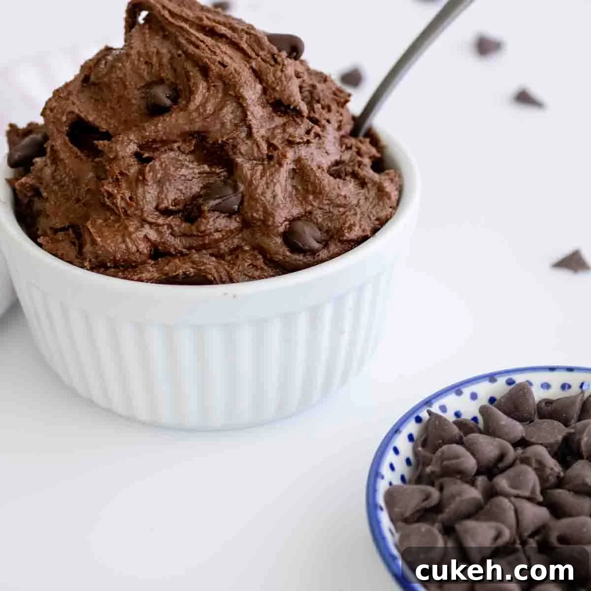 How to Make Safe Edible Brownie Batter at Home 8 a bowl of edible brownie batter.