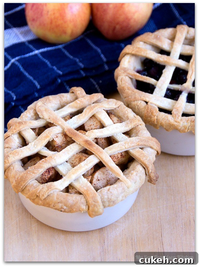 mini fruit pies
