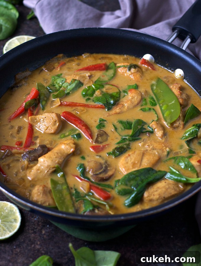 Easy Coconut Chicken Curry with Vegetables