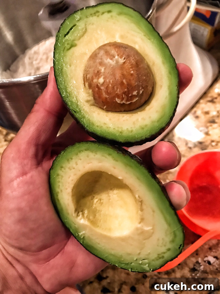 Morning Breakfast Bread Recipes for Quick Homemade Loaves 15 An avocado split in half