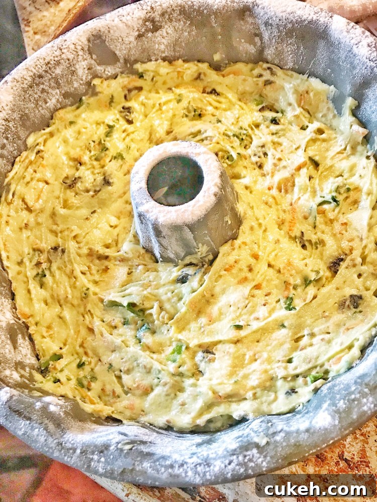 Morning Breakfast Bread Recipes for Quick Homemade Loaves 16 Breakfast bread batter in a bundt dish