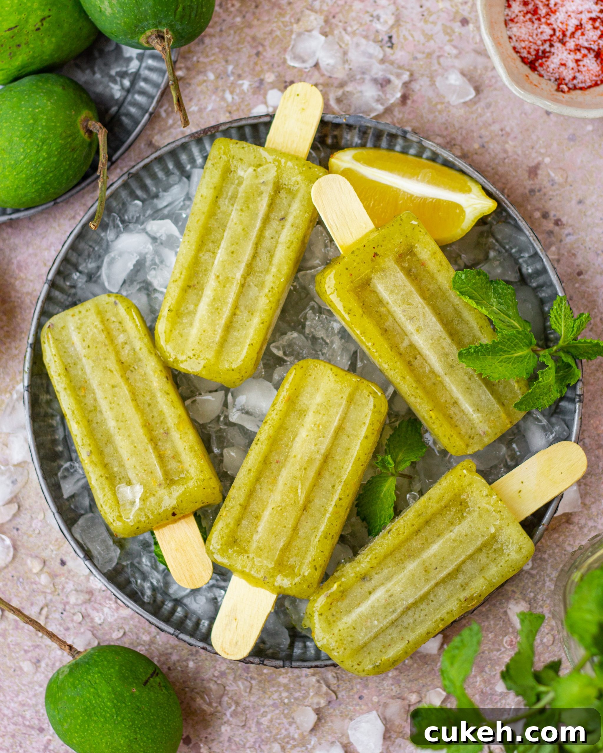 Aam Panna popsicles