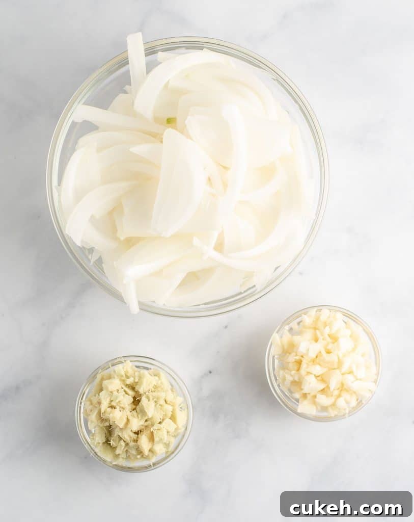 garlic onion and ginger