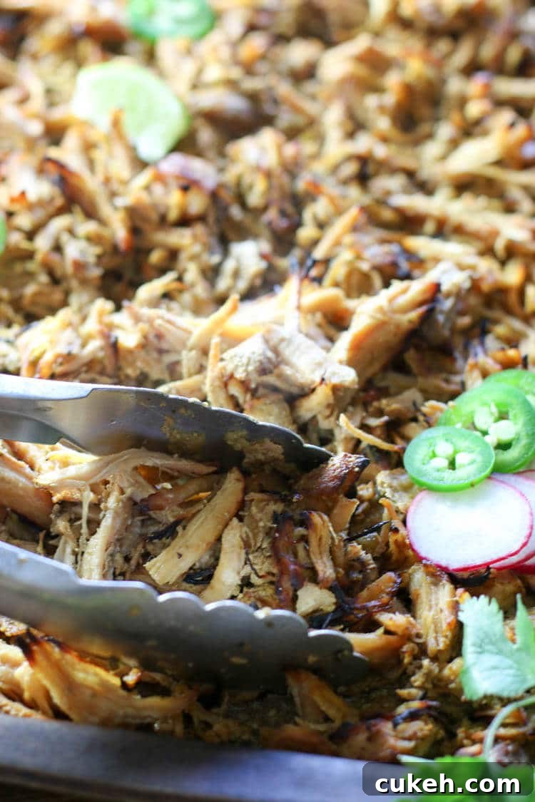 Instant Pot Crispy Carnitas (Paleo, Whole 30, GAPS, Low Carb) - Crispy Pork Carnitas (made in the pressure cooker) makes an easy weeknight meal or healthy party food.
