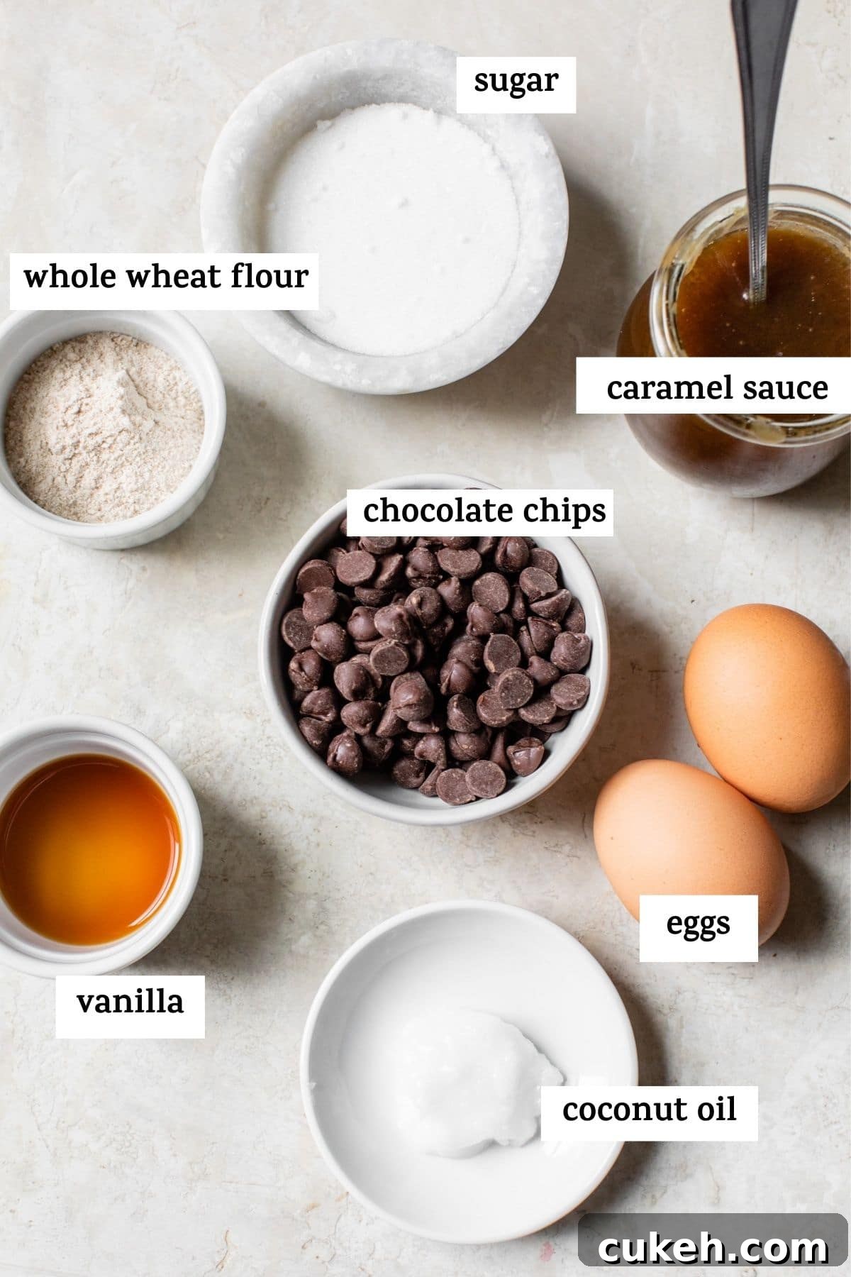 ingredients with text