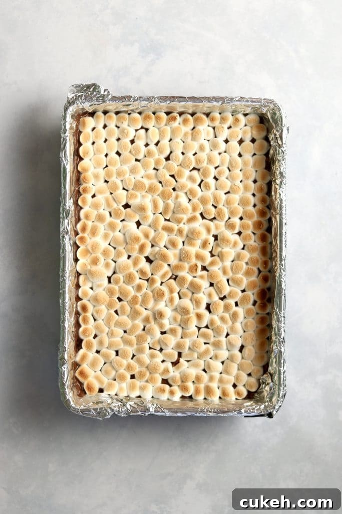 toasted marshmallow layer