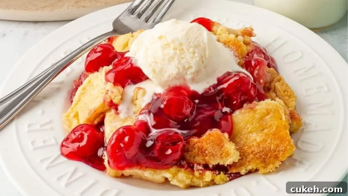Cherry pineapple dump cake