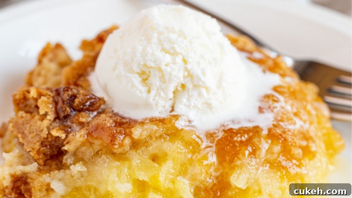 Pineapple dump cake