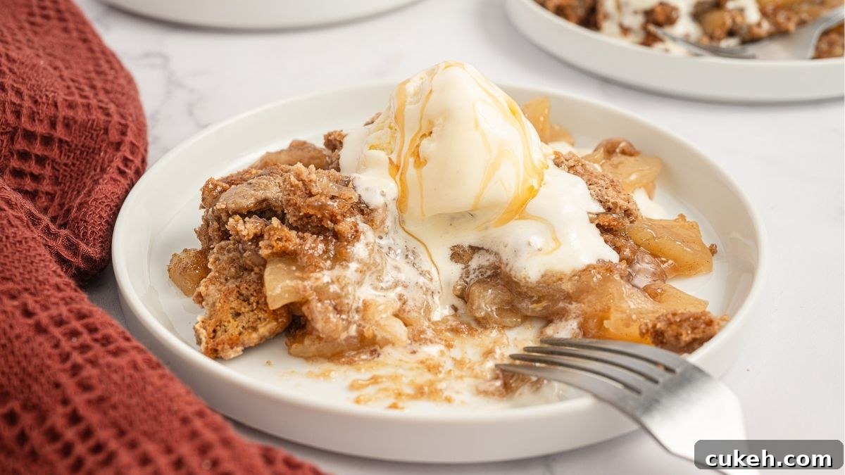 Apple dump cake