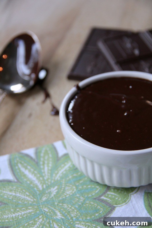 Silky Chocolate Nutella Ganache Recipe for Cakes & Truffles 2 bowl of chocolate nutella ganache