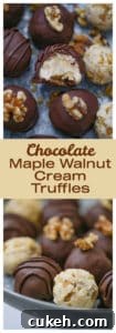 homemade maple cream truffles