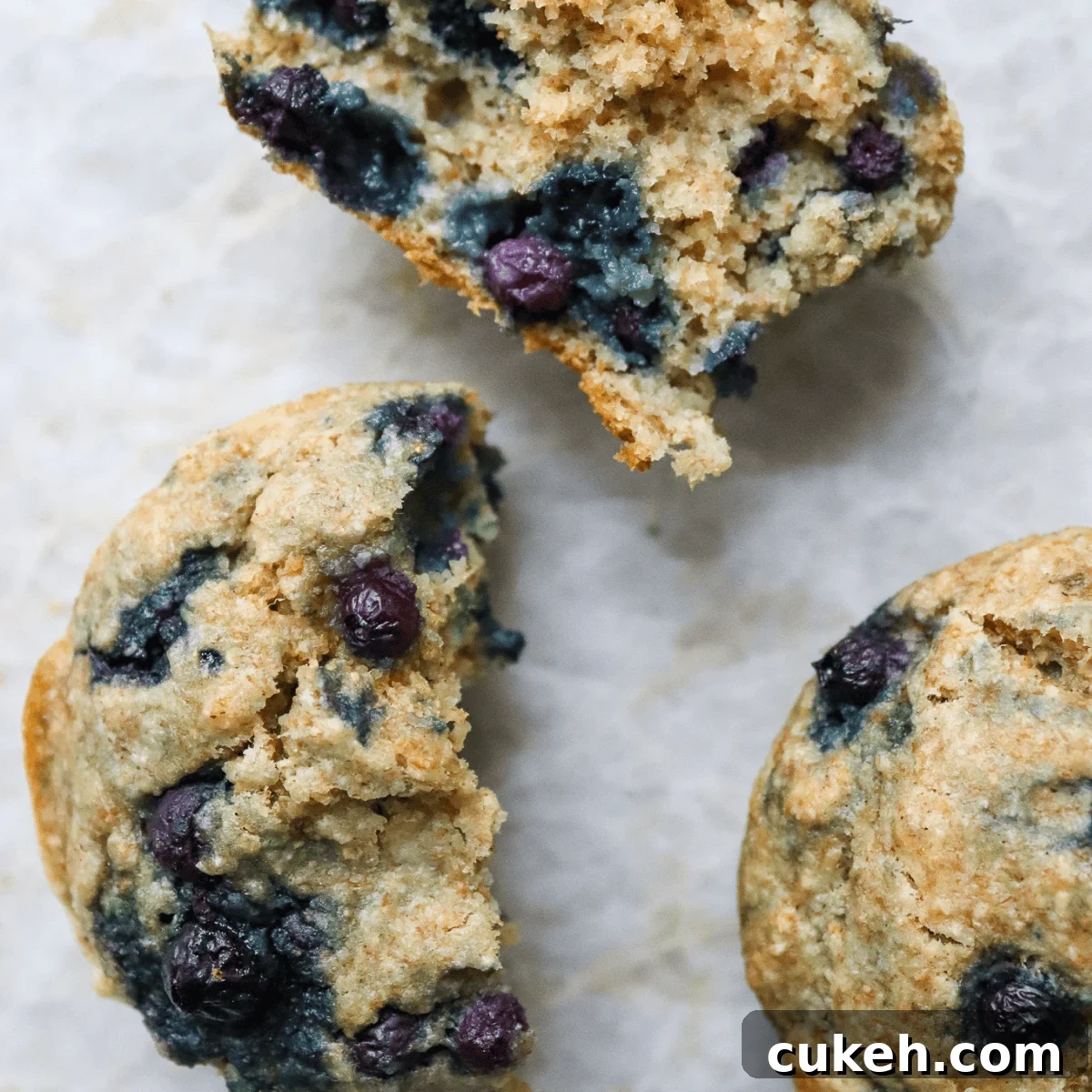 banana berry baby led weaning muffin split in half