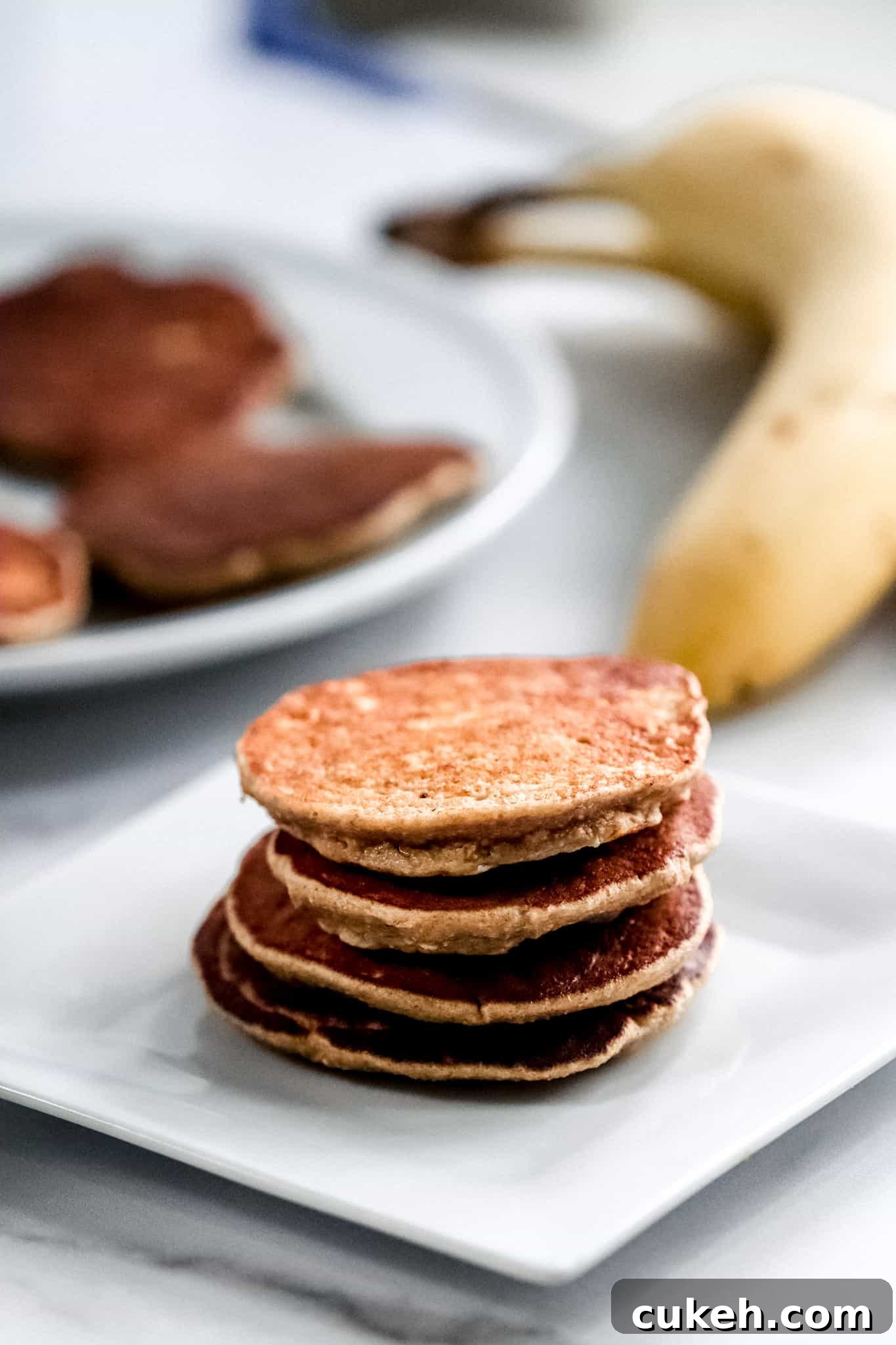 Banana Oat Pancakes Baby-Led Weaning Breakfast Ideas 6 Months