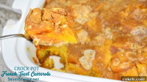 Crock Pot French Toast Casserole