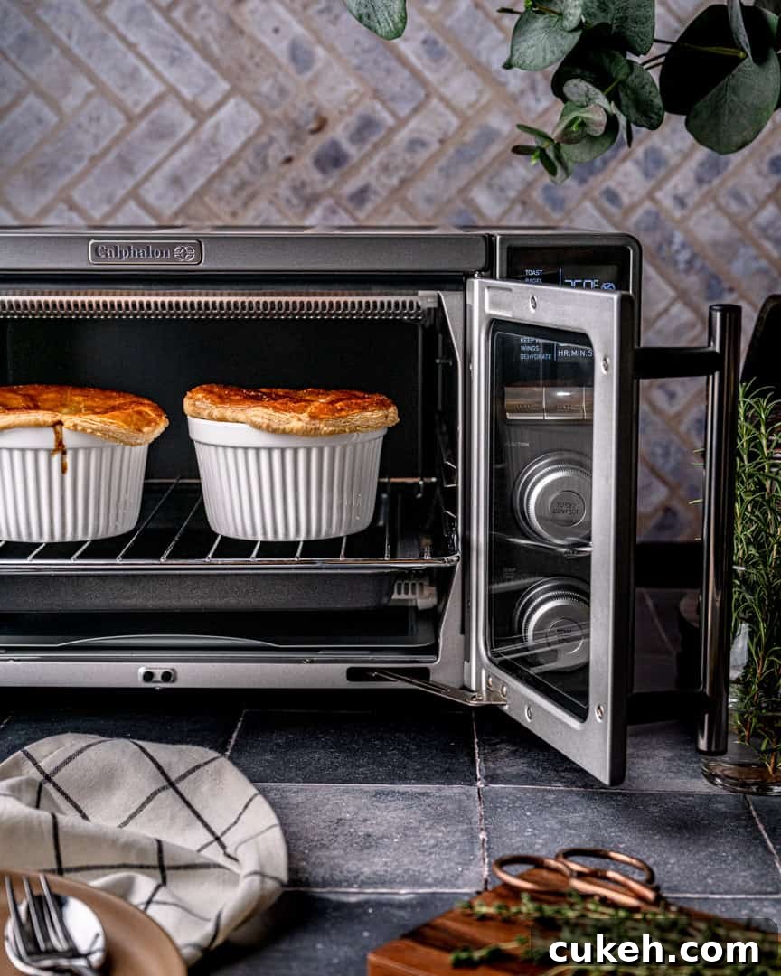 Air Fryer Steak and Ale Pot Pies