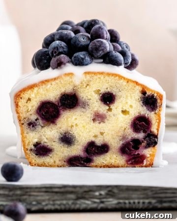 Blueberry Pound Cake