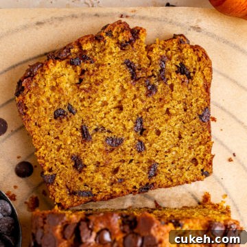 Pumpkin chocolate chip bread thumbnail