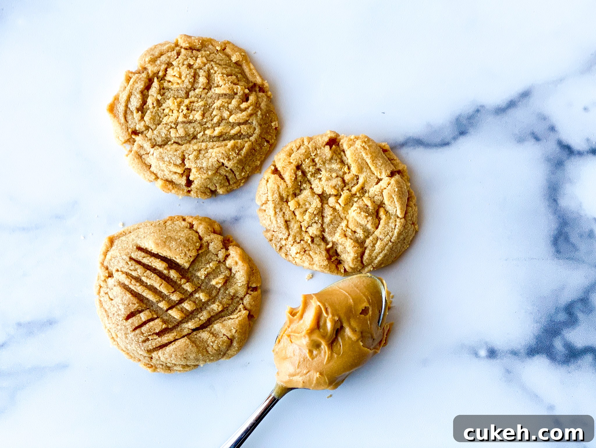 3 Ingredient Peanut Butter Cookies